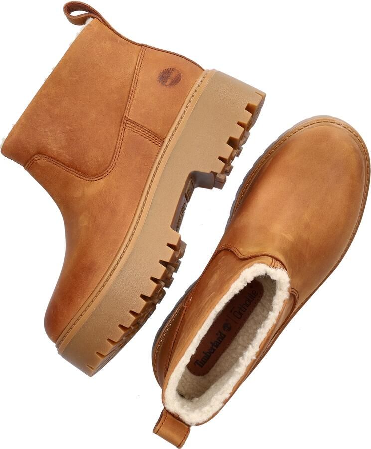 Timberland Chelsea-boots STONE STREETMID WARM LINED BOOT Winterlaarzen winterschoenen laarsjes gevoerd