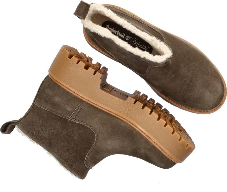 Timberland Chelsea-boots STONE STREETMID WARM LINED BOOT Winterlaarzen winterschoenen laarsjes gevoerd