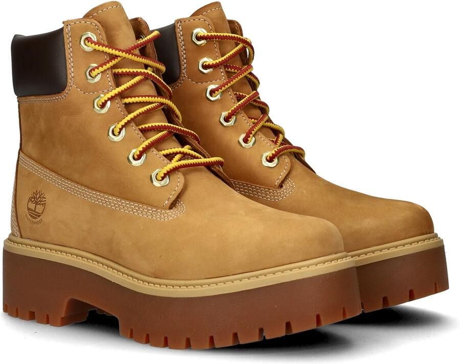 Timberland 6 Inch Lace Up Veterboots Laarzen Met Veters Dames Camel - Foto 6