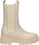 Bruin Tinten Monochromatic Chelsea Boot Chelsea boots Enkellaarsjes Dames Beige - Thumbnail 5