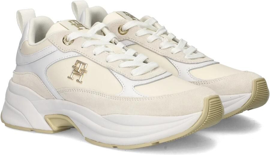 TOMMY HILFIGER Lage Sneakers Dames Th Chunky Feminine Maat: 37 Materiaal: Leer Kleur: Wit - Foto 5