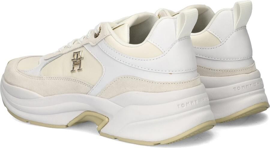 TOMMY HILFIGER Lage Sneakers Dames Th Chunky Feminine Maat: 37 Materiaal: Leer Kleur: Wit - Foto 6