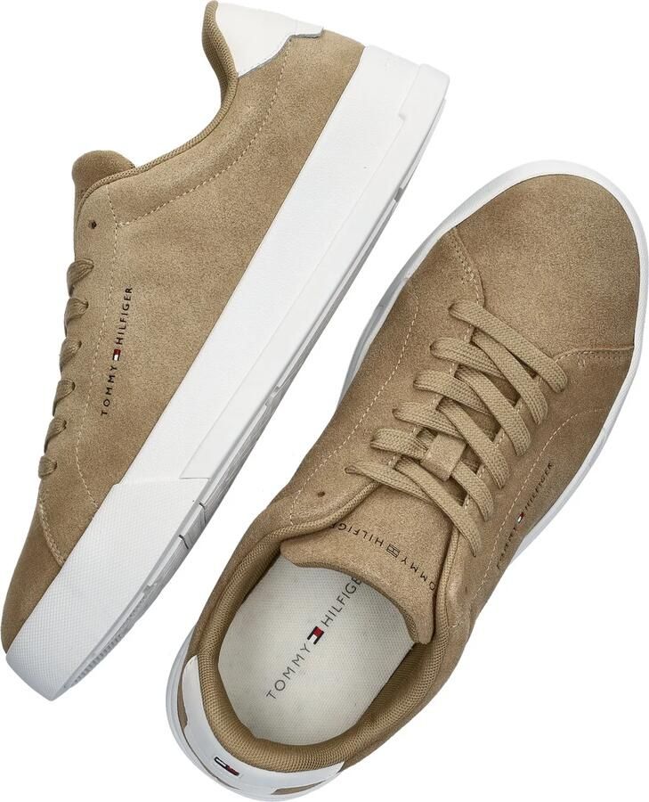 Tommy Hilfiger Lage sneakers van suède model 'COURT CORE' - Foto 4