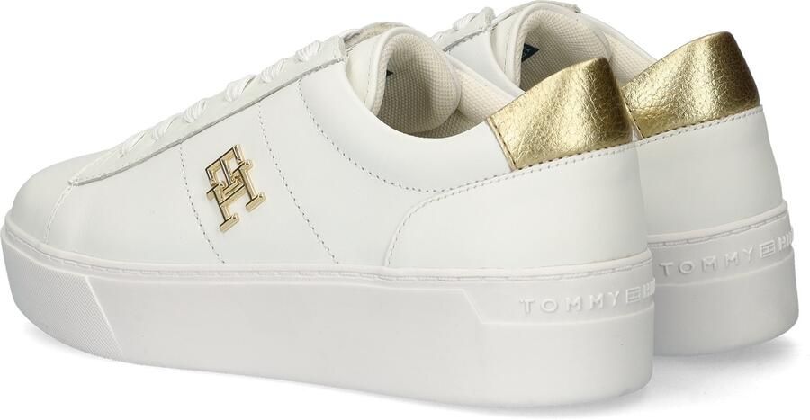 Tommy Hilfiger Plateausneakers PLATFORM COURT SNEAKER METALLICS vrijetijdsschoen halfhoge schoen veterschoen met th-logo - Foto 6