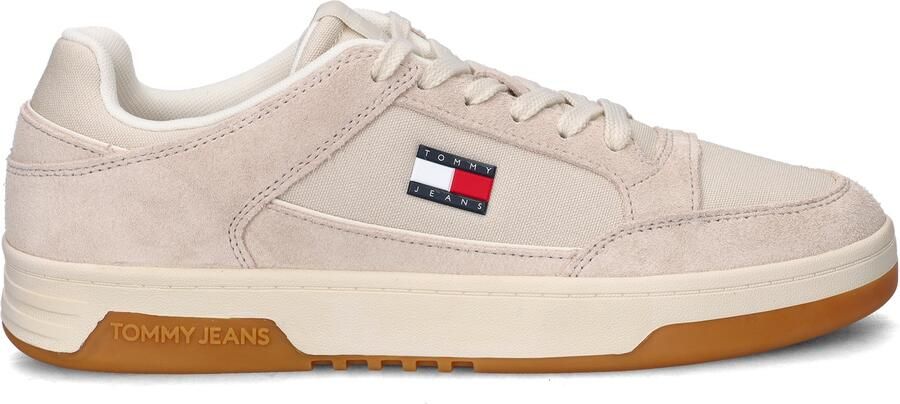 Tommy Jeans Sneakers laag lichtbeige navy rood wit - Foto 4
