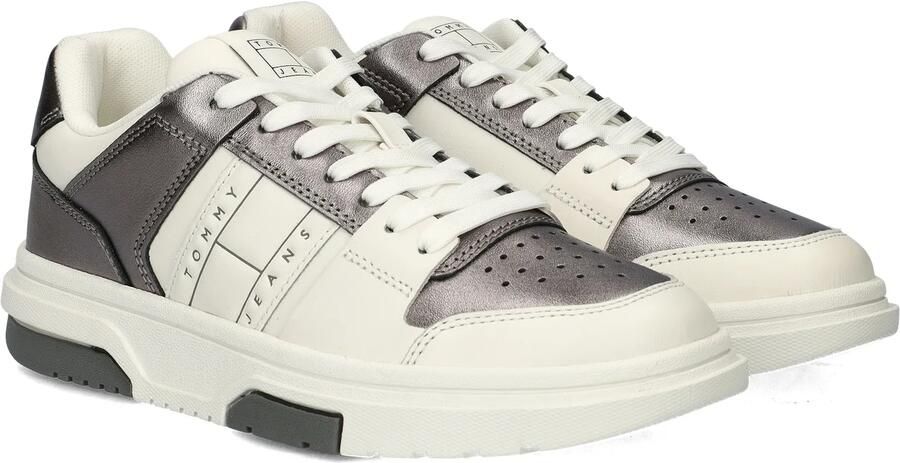 TOMMY JEANS Plateausneakers THE BROOKLYN METALLIC vrijetijdsschoen lage schoen veterschoen met zijlogo - Foto 6