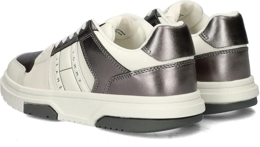 TOMMY JEANS Plateausneakers THE BROOKLYN METALLIC vrijetijdsschoen lage schoen veterschoen met zijlogo - Foto 5