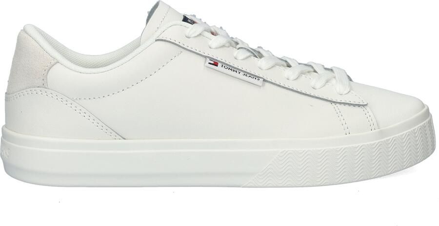 TOMMY JEANS Plateausneakers TJW CUPSOLE SNEAKER ESS met logo-patch op de tong vrijetijdsschoen lage schoen veterschoen - Foto 8