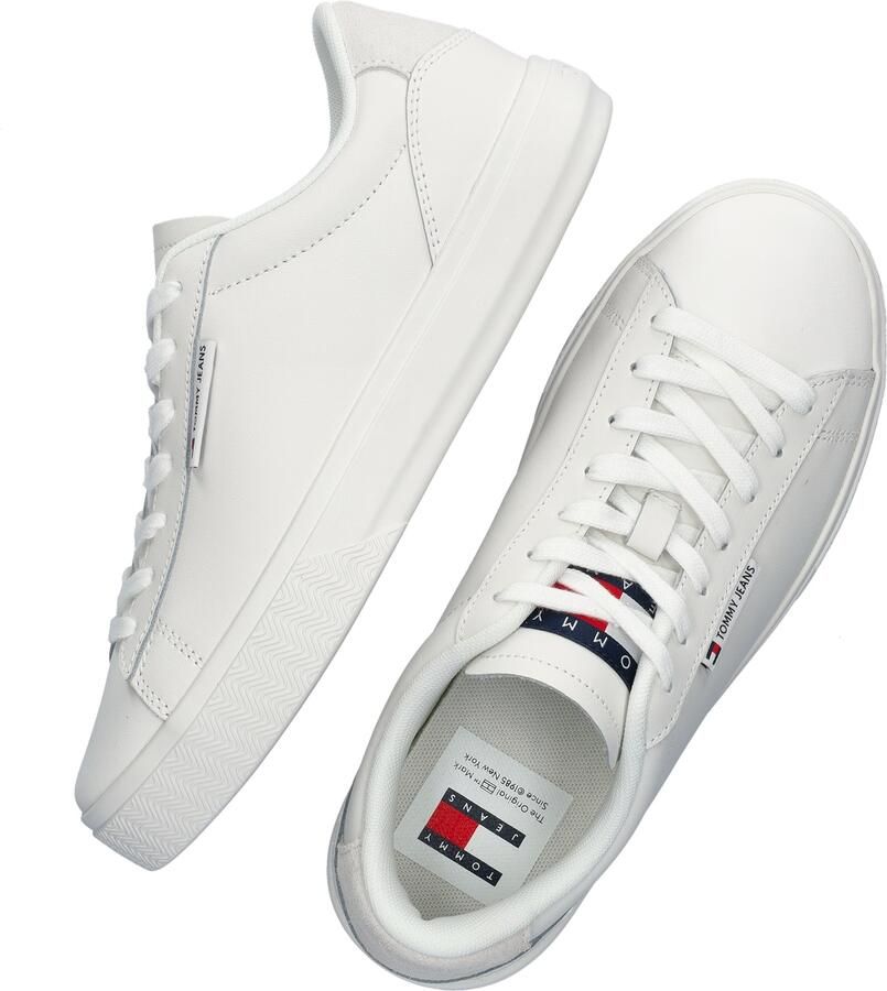 TOMMY JEANS Plateausneakers TJW CUPSOLE SNEAKER ESS met logo-patch op de tong vrijetijdsschoen lage schoen veterschoen - Foto 9