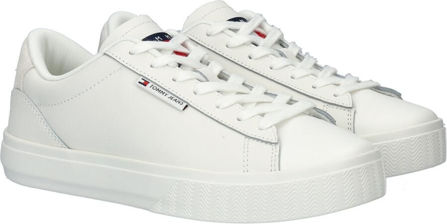 TOMMY JEANS Plateausneakers TJW CUPSOLE SNEAKER ESS met logo-patch op de tong vrijetijdsschoen lage schoen veterschoen - Foto 10