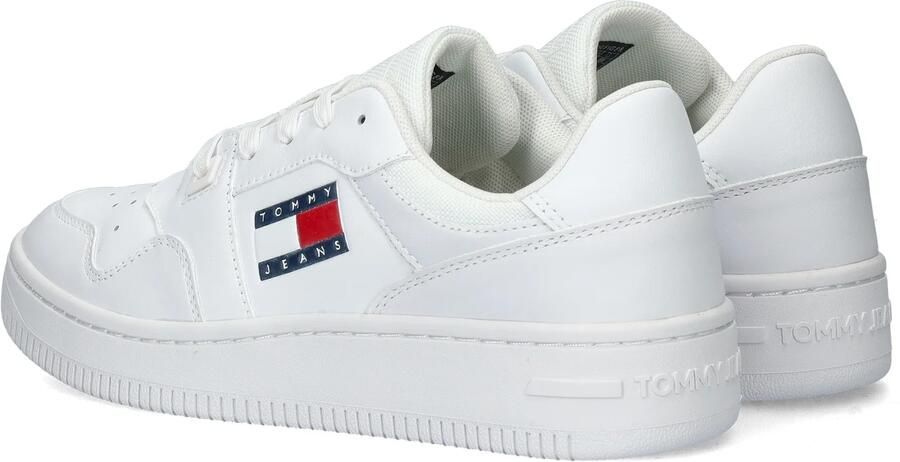 TOMMY JEANS Plateausneakers TJW RETRO BASKET ESS vrijetijdsschoen lage schoen veterschoen met zijlogo-vlag - Foto 14