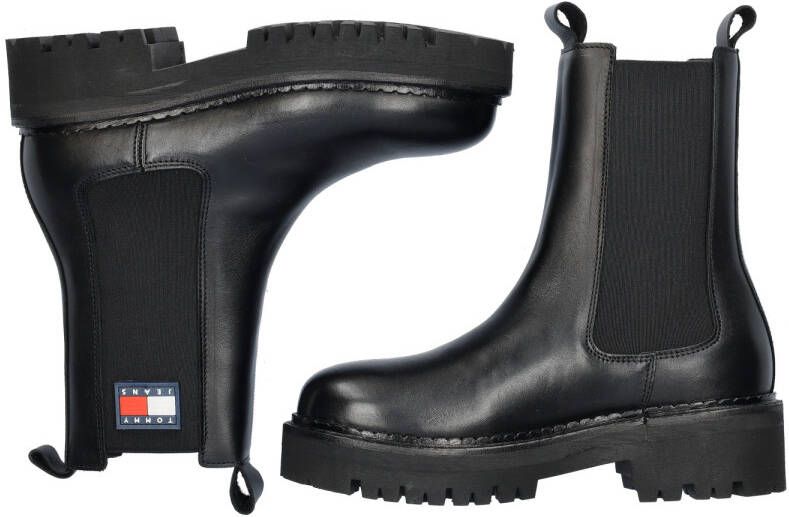 TOMMY JEANS Chelsea-boots TJW URBAN CHELSEA hakken enkellaars instapschoen met stretchinzet - Foto 5