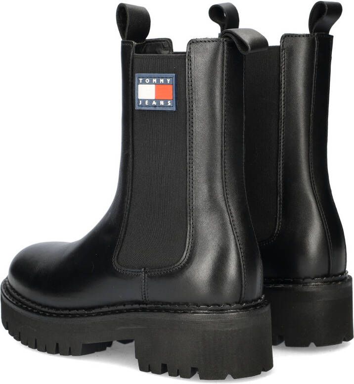 TOMMY JEANS Chelsea-boots TJW URBAN CHELSEA hakken enkellaars instapschoen met stretchinzet - Foto 4