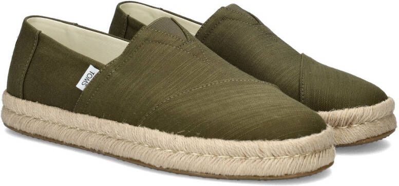 TOMS Shoes ALPARGATA ROPE 2.0 Volwassenen Instappers Groen - Foto 4