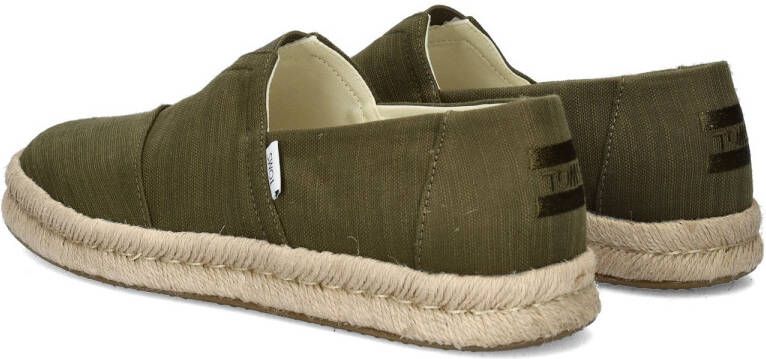 TOMS Shoes ALPARGATA ROPE 2.0 Volwassenen Instappers Groen - Foto 5