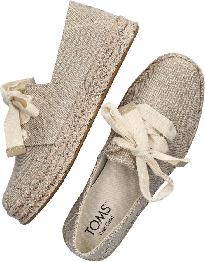 TOMS Carolina Lace Up Veterschoenen Laag Goudkleur - Foto 9