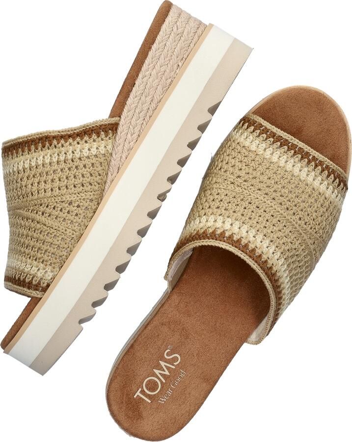 TOMS Muiltjes 'DIANA' beige camel donkerbeige - Foto 3