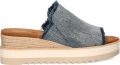 TOMS Diana Mule dames slipper Blauw - Blauw