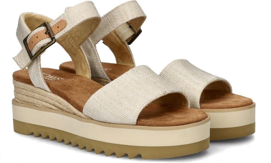 TOMS Shoes DIANA~~~~~~~~~~~~~~~~~~~~~~~~~ Sandalen met hakDames Sandalen Wit beige - Foto 9