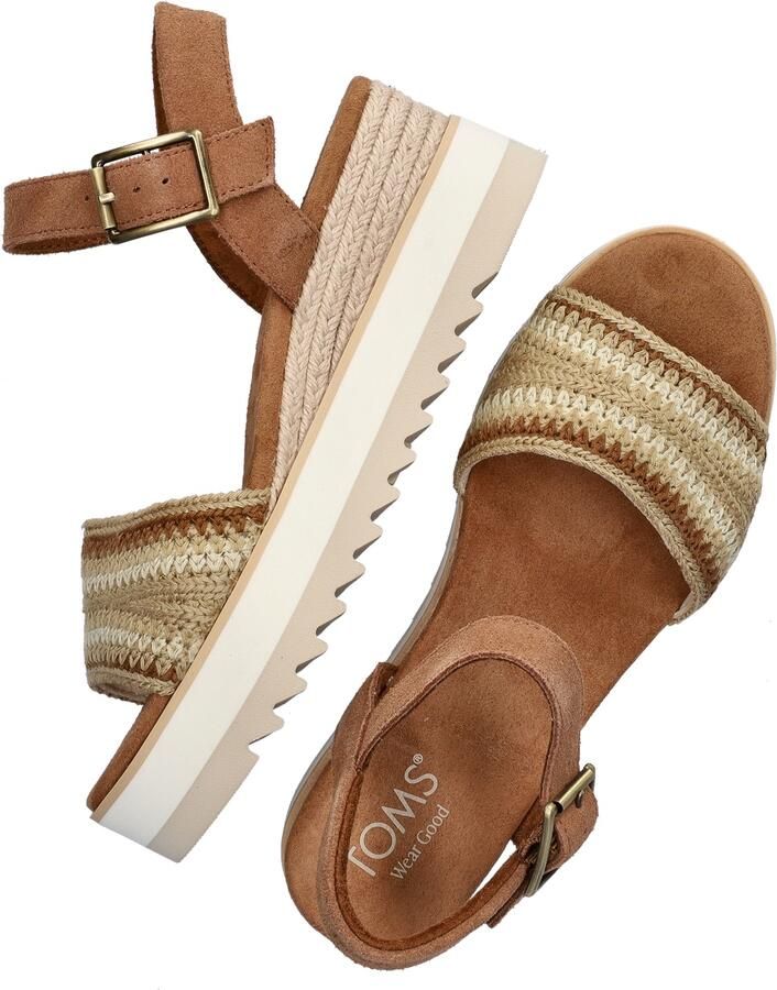 TOMS Diana Sandalen Touwzool Cognac - Foto 9