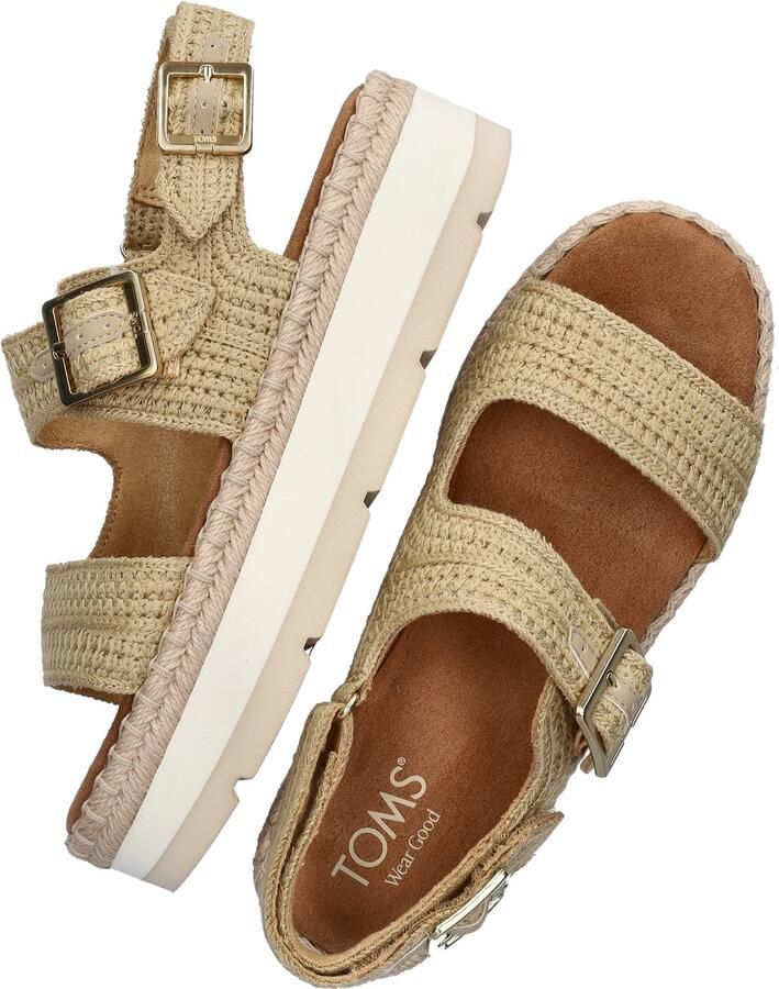 TOMS Giana Sandalen Dames Beige - Foto 8