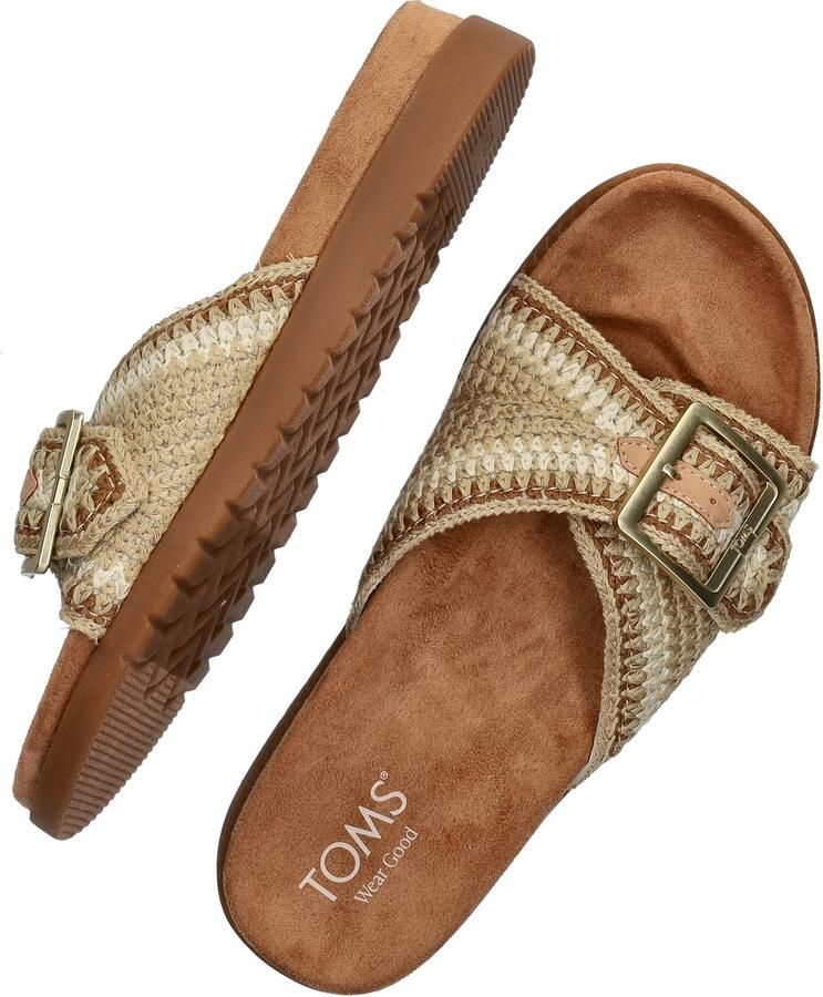 TOMS Marin Slide Slippers Dames Beige - Foto 6