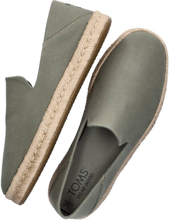 TOMS Instappers Heren Santiago Heren Maat: 44 Materiaal: Canvas Kleur: Groen - Foto 9
