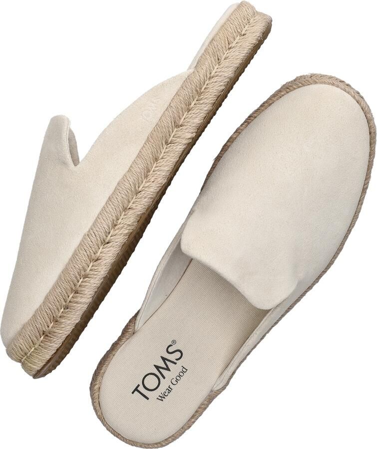 Toms Santiago Mule suède espadrilles ecru - Foto 4