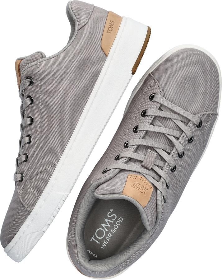 TOMS alpargata rope espadrilles dames blauw 10017729 blue chambray canvas - Foto 4