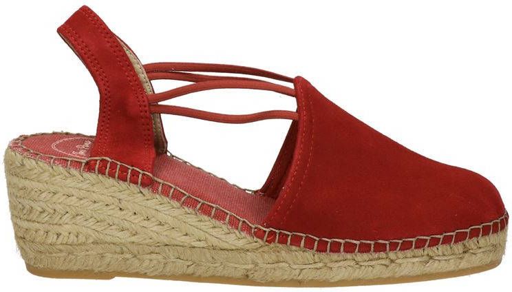 Toni Pons Tremp espadrilles rood • Tall Fashion