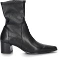 VAGABOND SHOEMAKERS Giselle 5654 Enkellaarsjes Enkelboots met rits Dames Zwart - Zwart