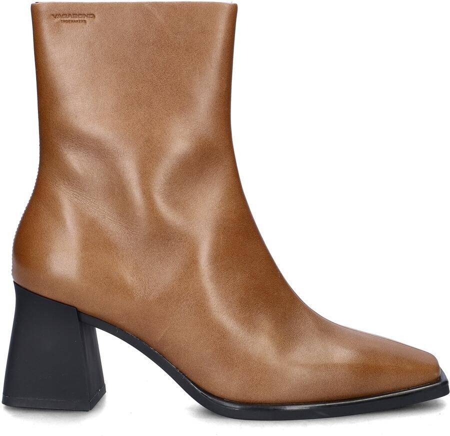 VAGABOND SHOEMAKERS Enkellaarsjes Dames Hedda Leer Beige