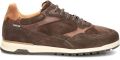 Van Lier Ravello suède sneakers bruin - Bruin