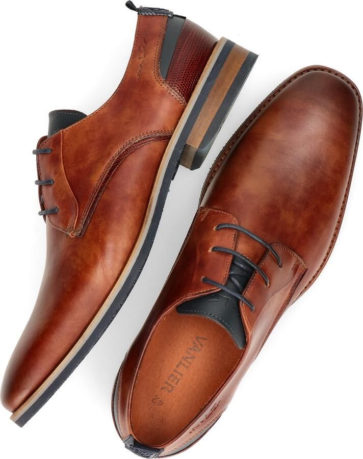 Van Lier Amalfi Nette schoenen Business Schoenen Heren Cognac - Foto 6