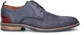 Van Lier Amalfi Veterschoenen blauw Nubuck Heren - Blauw