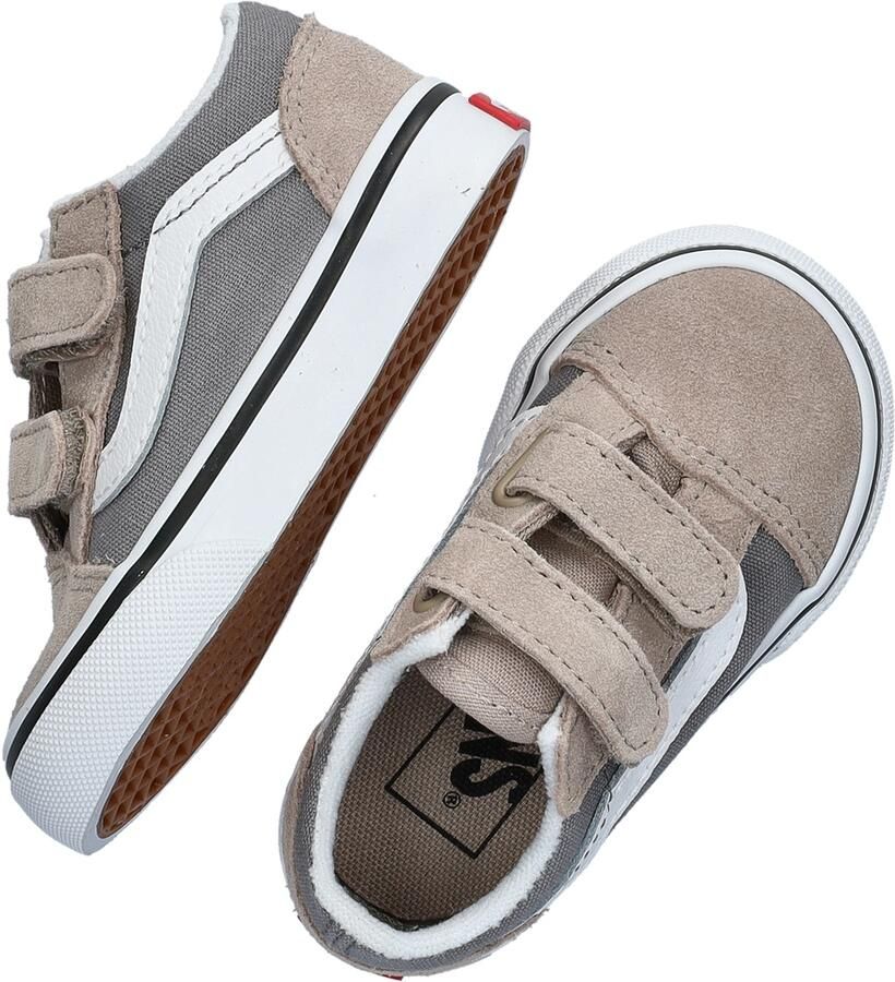 Vans Old Skool V 2-tone Sneakers grijs Textiel - Foto 16