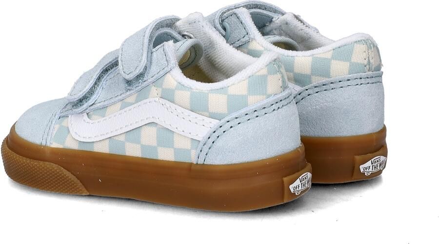 Vans Old Skool V Gum Check Sneakers Blauw - Foto 6