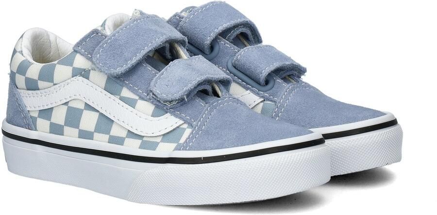 Vans Old Skool Color Theory Checkerboard sneakers lichtblauw wit Textiel 29 - Foto 4