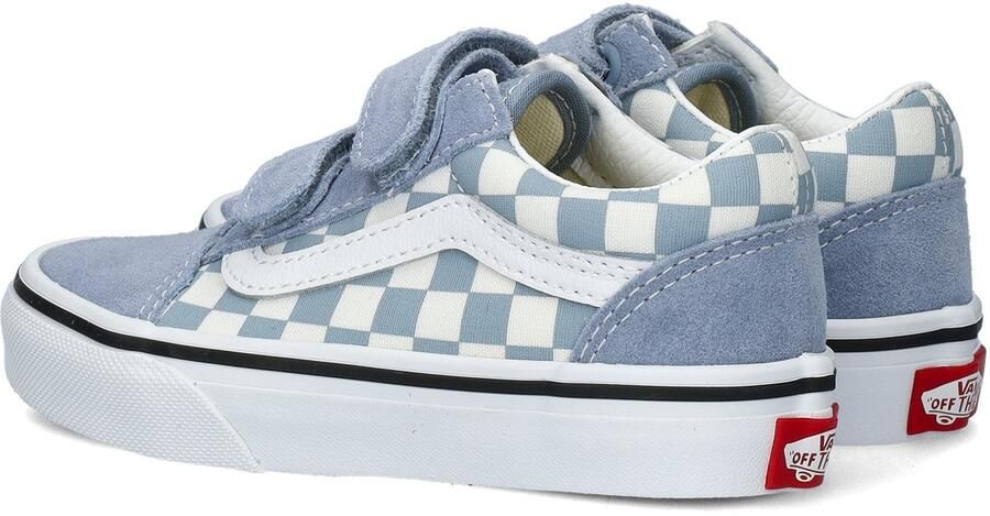 Vans Old Skool Color Theory Checkerboard sneakers lichtblauw wit Textiel 31