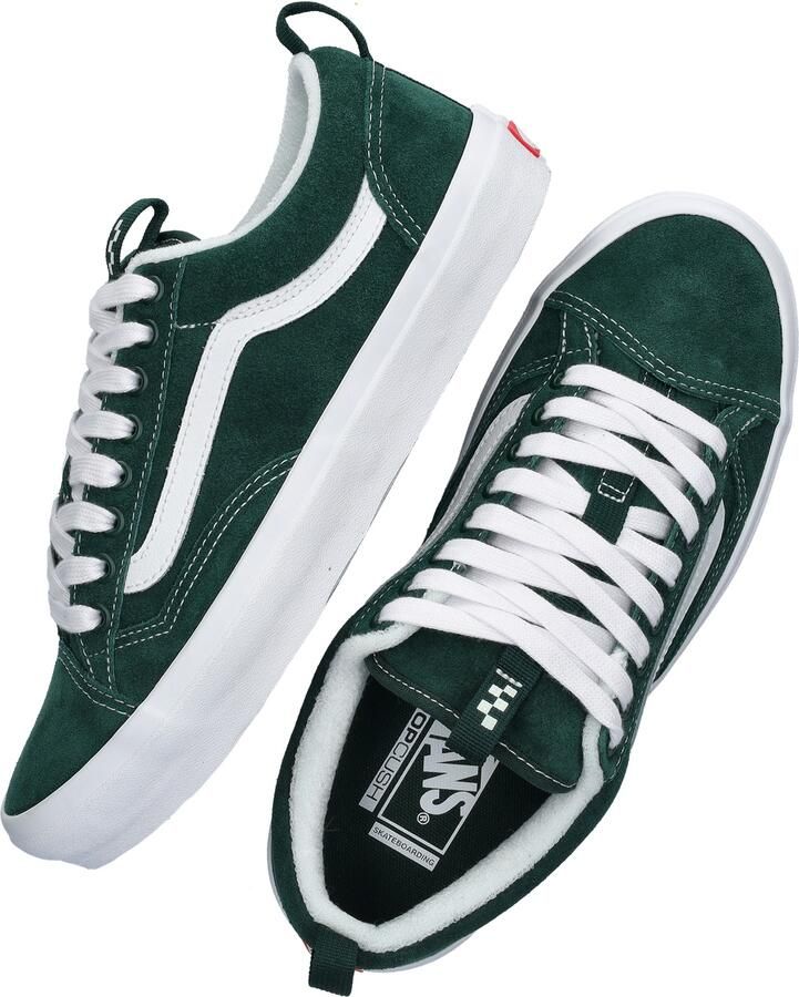 Vans Skate Old Skool heren sneaker Donkergroen - Foto 3