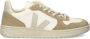 Veja V-10 Chromefree Leather Sneakers Wit Platine Vx0502935 White - Thumbnail 3