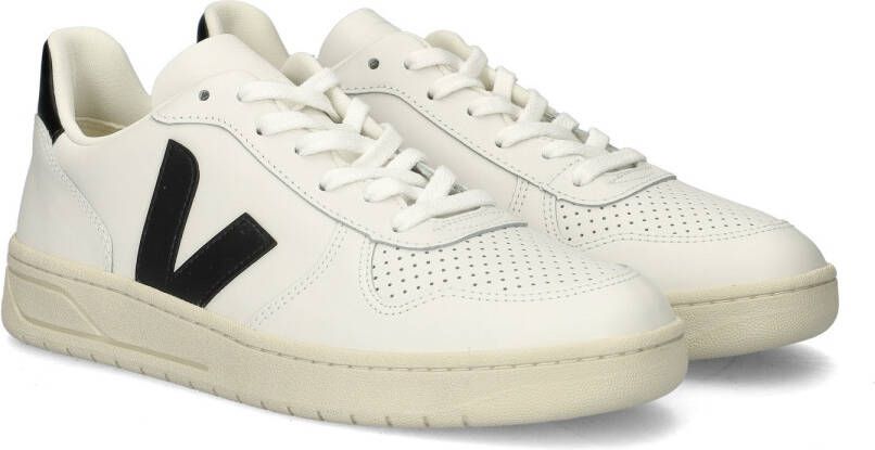 Veja V-10 den Patch Logo Geperforeerde Details Rubberen Zool White - Foto 11