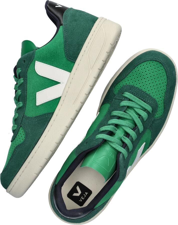Veja V-10 heren sneaker Donkergroen