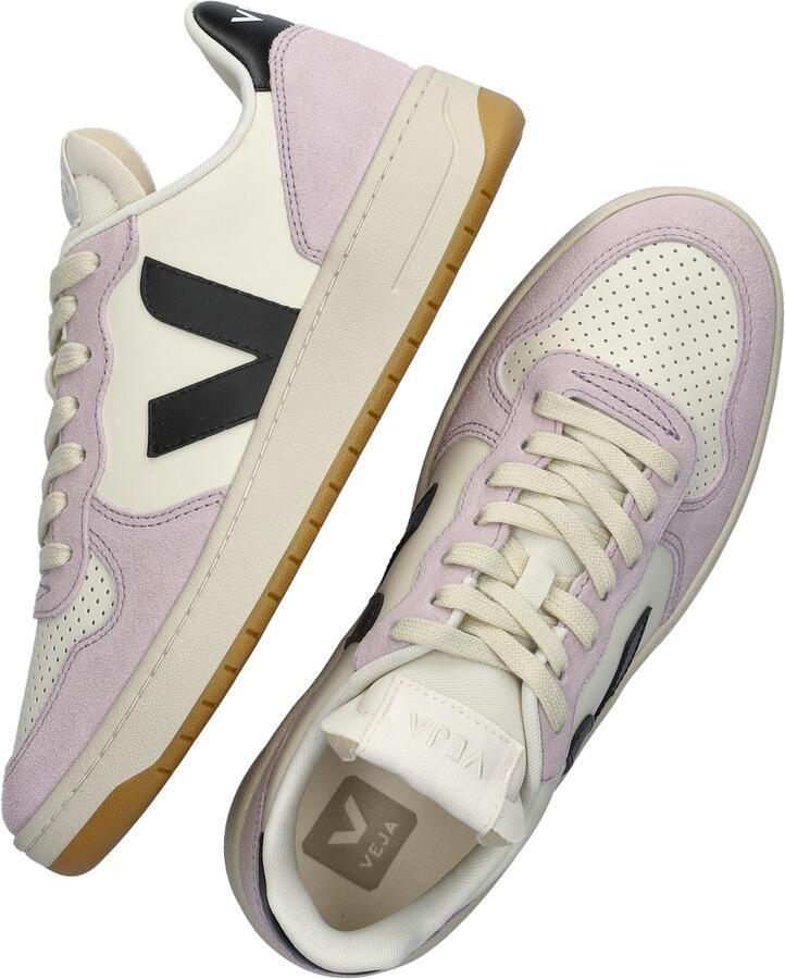 Veja Sneakers laag 'V-10 Prime' sering zwart wit - Foto 5