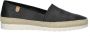 Verbenas Noa Nucleo leren espadrilles zwart - Thumbnail 4