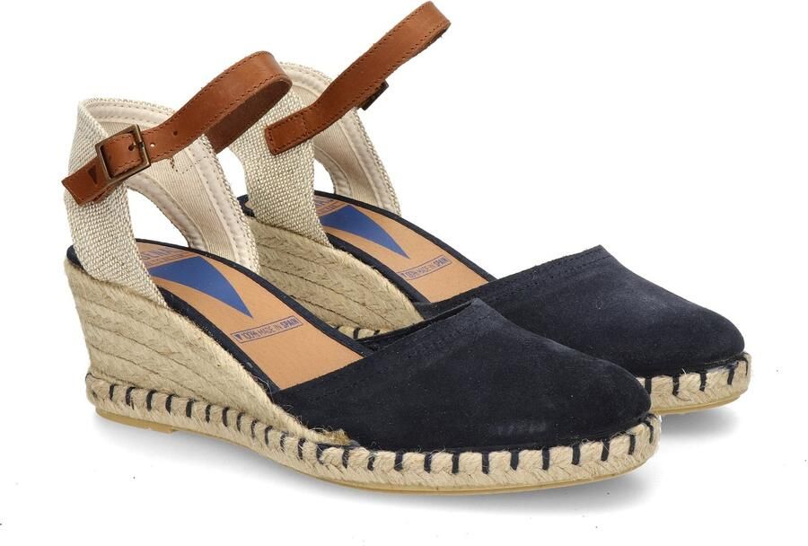 VERBENAS Sandaaltjes MALENA SERRAJE zomerschoen sandaal met wedge hak - Foto 5