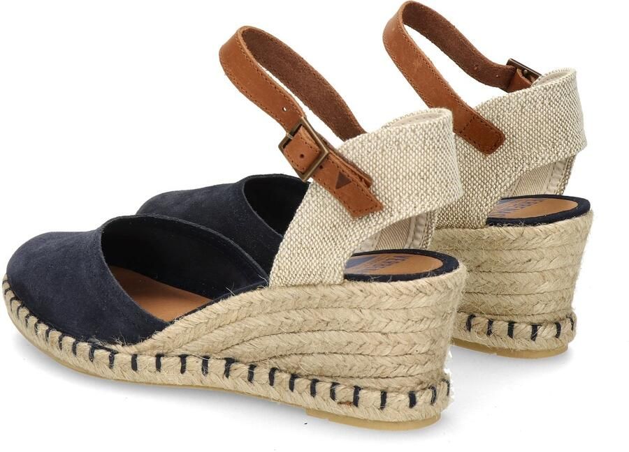 VERBENAS Sandaaltjes MALENA SERRAJE zomerschoen sandaal met wedge hak - Foto 4