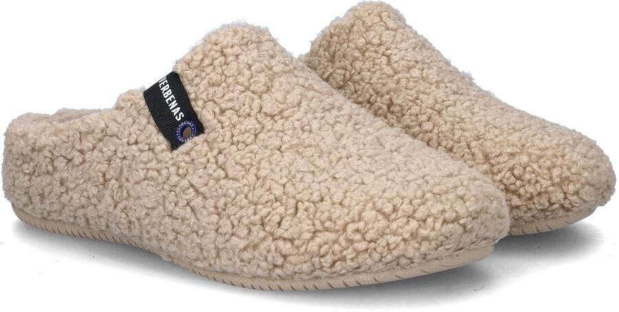 VERBENAS Pantoffels Dames York Maat: 38 Materiaal: Textiel Kleur: Beige - Foto 10