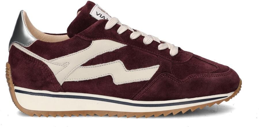 VIA VAI Lage Sneakers Dames Mikki Alex Maat: 37 Materiaal: Suède Kleur: Bordeaux - Foto 2