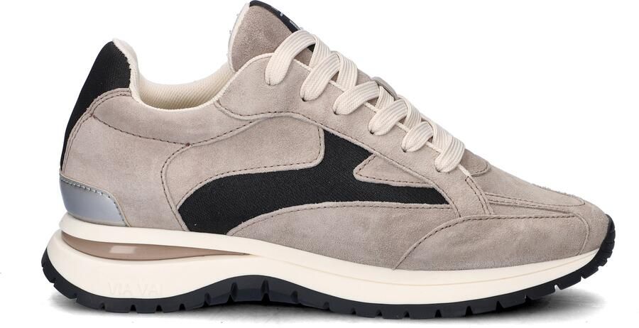 VIA VAI Lage Sneakers Dames Usher Riggs Suède Grijs - Foto 2